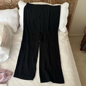 Eileen Fisher black straight pant